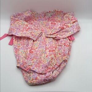 Floral Pink Kids One Piece
